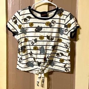 Unique cap sleeve t-shirt